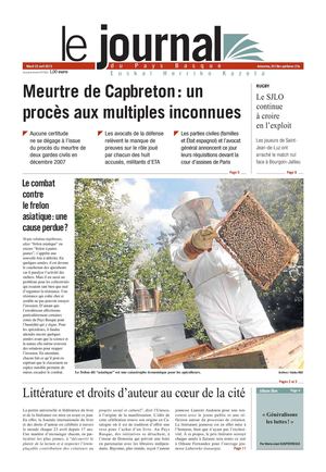 Le Journal du Pays Basque 20130423