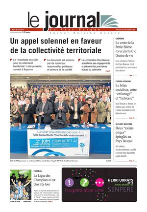 Le Journal du Pays Basque 20130430