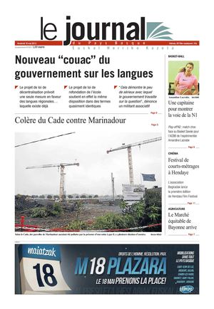 Le Journal du Pays Basque 20130510