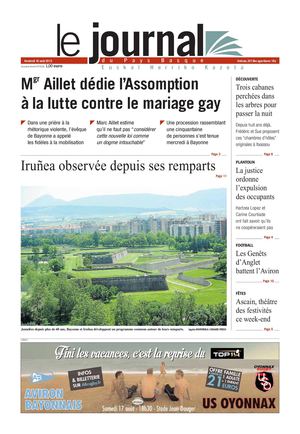 Le Journal du Pays Basque 20130816
