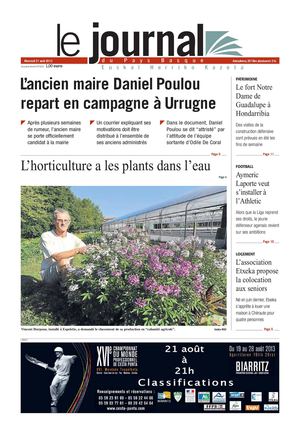 Le Journal du Pays Basque 20130821