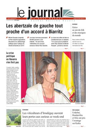 Le Journal du Pays Basque 20130905