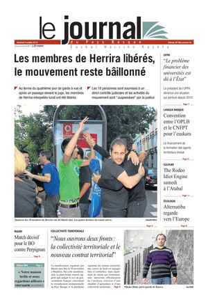 Le Journal du Pays Basque 20131004