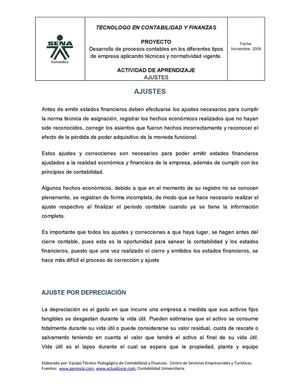 AJUSTES