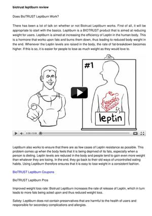 BioTRUST Leptiburn Review