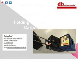 Various Advantages of Folding Rolling Carts