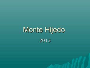 Monte Hijedo 
