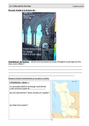 Dossier de lecture sur Le Crâne percé d'un trou