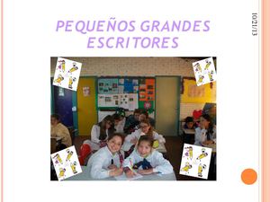 PEQUEÑOS GRANDES ESCRITORES