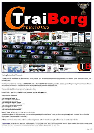 The Traiborg Business Affiliate Matrix Plan