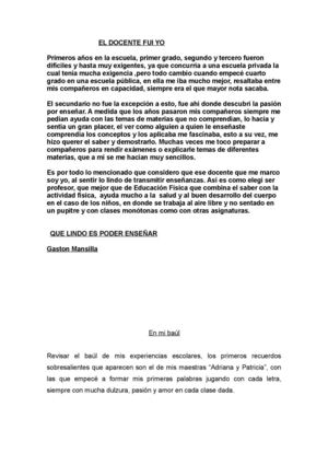 Taller LEO Primero Segunda 2013