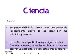 ciencia