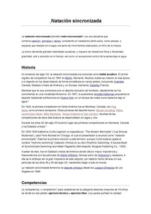 Nado sincronizado 