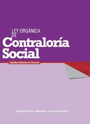 Ley Orgánica de Contraloría Social