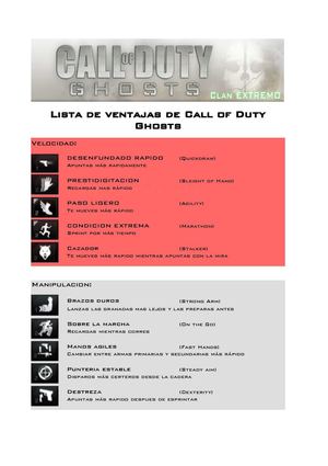 CoD Ghost pdf