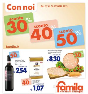 Volantino Famila Con Noi