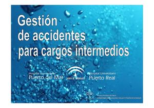 Gestión de accidentes para cargos intermedios