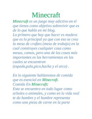 Minecraft