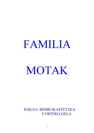 FAMILIA MOTAK