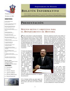 Boletín Informativo N° 5 (Octubre 2013)
