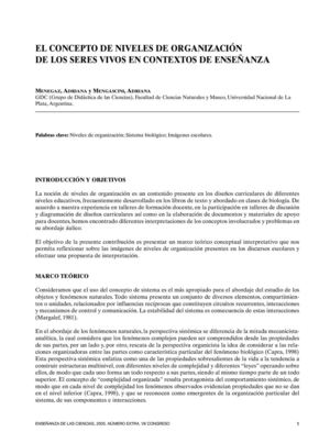 Niveles de Organización