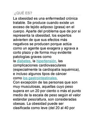 la obesidad,causas,tratamientos.