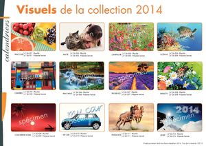 calendrier 2014 en pvc format cb 