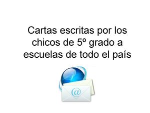 Cartas a escuelas de todo el país