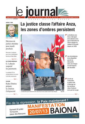 Le Journal du Pays Basque 20130713