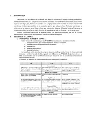 Constitucion de Empresa en Perú