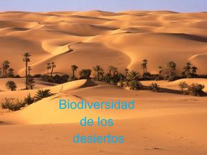 BIODIVERSIDAD DEL DESIERTO