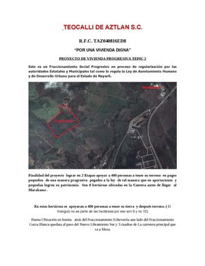 TEOCALLI DE AZTLAN S.C.