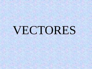 VECTORES ESPACIALES