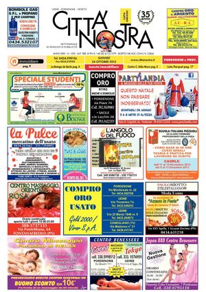 Città Nostra Pordenone del 24.10.2013 n. 1395