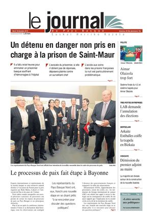 Le Journal du Pays Basque 20121218