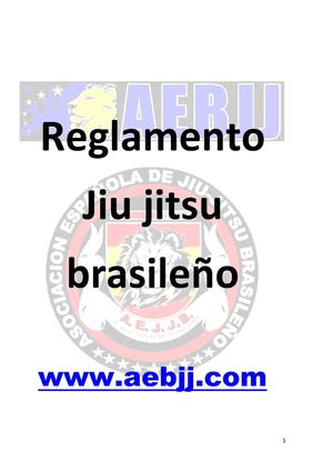 Reglamento BJJ