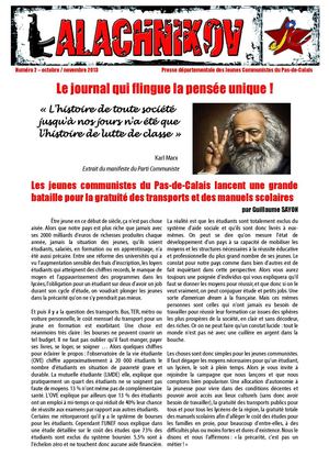 kalachnikov : le journal des jeunes communistes du Pas-de-Calais