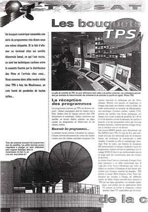 article sur le bouquet satellite TPS