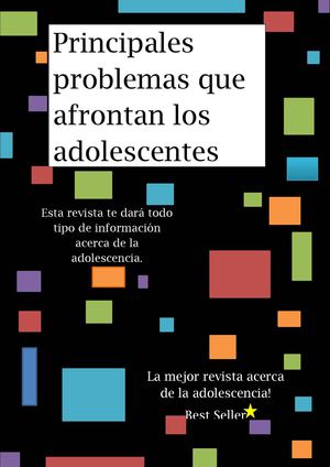Principales problemas que afrontan los adolescentes