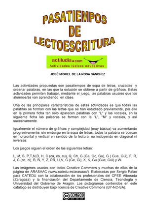 Lectoescritura