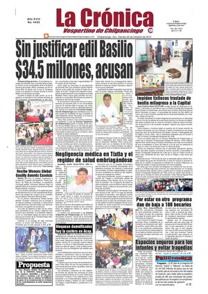 La Crónica 25 de octubre 2013