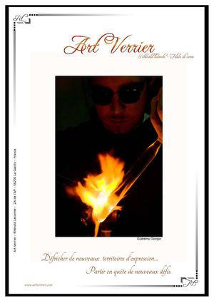 Art verrier - catalogue et tarifs 2013 créations en verre filé