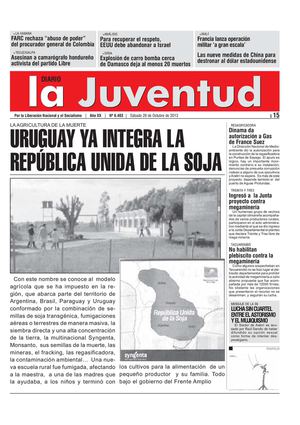 URUGUAY YA INTEGRA LA REPÚBLICA UNIDA DE LA SOJA