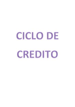 Ciclo credito