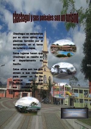 chachagui y sus paisajes son un turismo