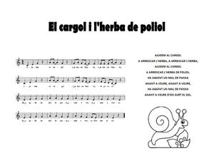 El cargol i l'herba de poliol