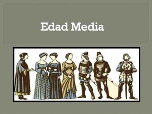 Contexto Histórico Edad Media