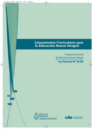 Lineamientos curriculares Esi. Nivel Secundario