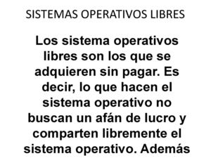 sistemas operativos libres