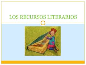 Teoría y ejemplos de recursos literarios